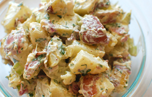 Salade de ‘tites patates et bacon