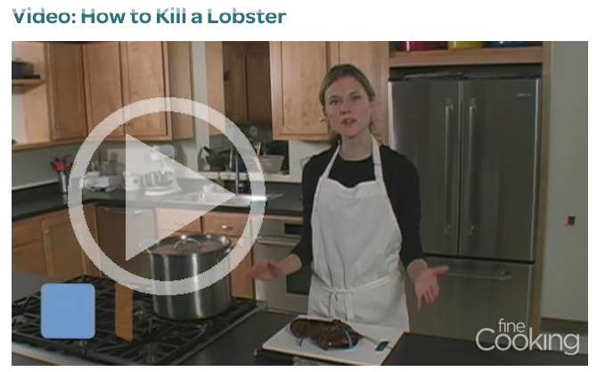 How to kill a lobster